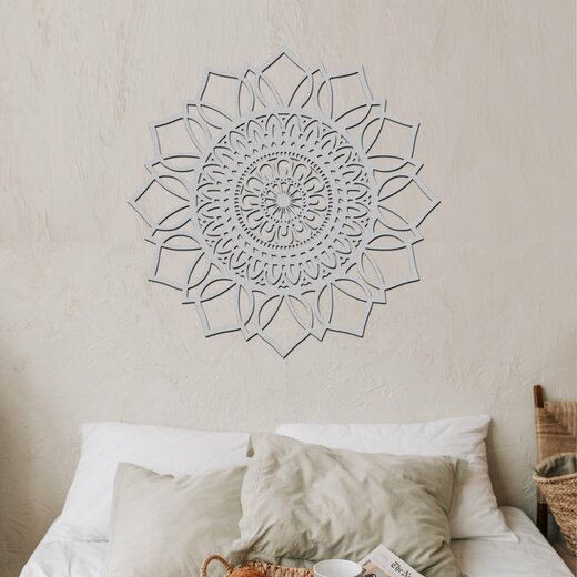 Mandala Štěstí  dekor  šedá