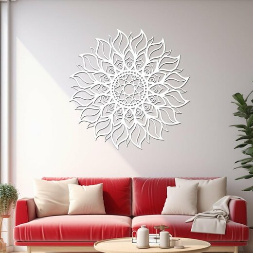 Mandala Vnitřní oheň - dekor bílá